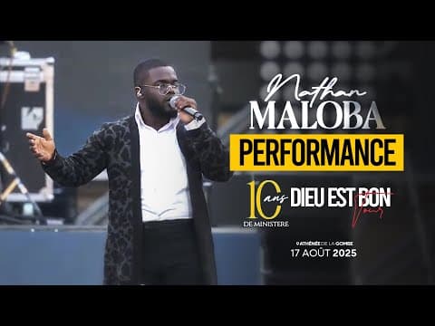 Nathan Maloba - Hallelujah &amp; Aide moi Performance Concert @DeborahLUKALU  Dieu est bon